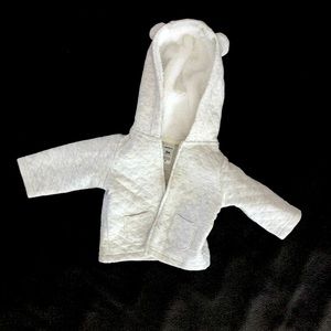 Carter's Sherpa hood Lined Animal Ear zip hoodie